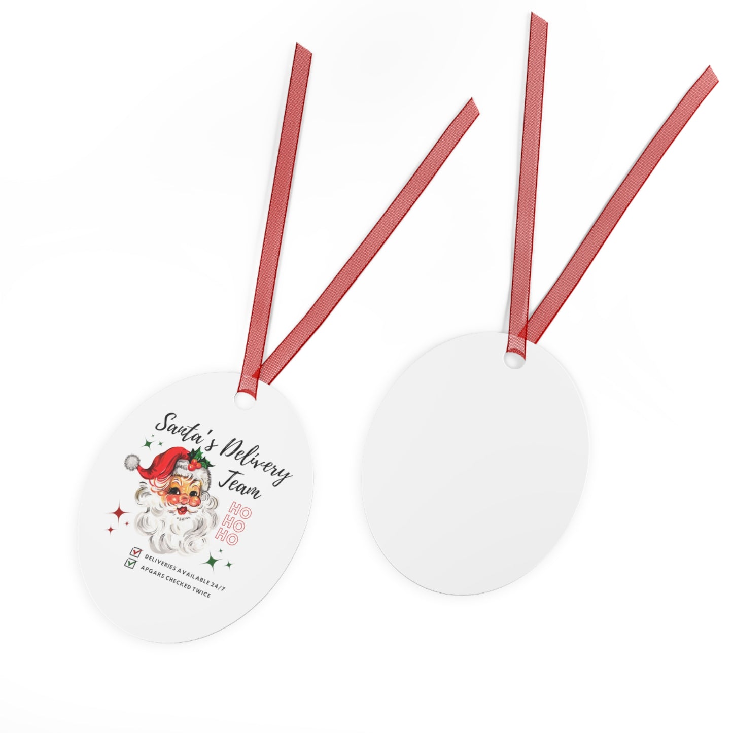 Santa's Delivery Team Ornament